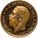 1911 Gold Half-Sovereign Proof Scratches, extremely fine (AGW=0.1176 oz.)