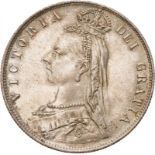 1892 Silver Halfcrown Uncirculated