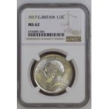 1917 Silver Halfcrown NGC MS 62 #6296885-004