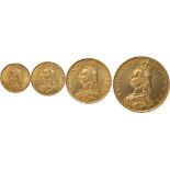 1887 Gold-Silver 11-Coin Currency Set