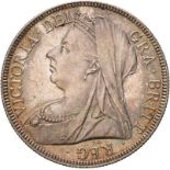 1894 Silver Halfcrown About uncirculated