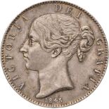 1845 Silver Crown Cinquefoil stops Extremely fine