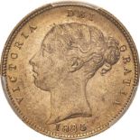 1885 Gold Half-Sovereign PCGS MS62 #39087974 (AGW=0.1176 oz.)