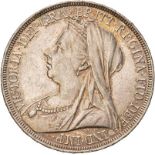 1896 Silver Crown LX About uncirculated