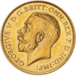 1911 Gold Half-Sovereign Proof A/FDC (AGW=0.1176 oz.)