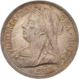 1893 Silver Halfcrown Uncirculated