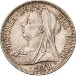 1901 Silver Halfcrown About uncirculated