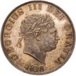 1818 Silver Halfcrown Uncirculated