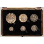 1927 Silver 6-Coin Proof Set with Presentation Box