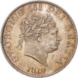 1819 Silver Halfcrown Extremely fine