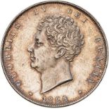 1825 Silver Halfcrown Extremely fine