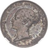 1838 Silver Sixpence NGC MS 62 #6317876-008