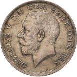 1918 Silver Halfcrown About uncirculated