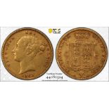 1885 Gold Half-Sovereign PCGS XF40 #44080524 (AGW=0.1176 oz.)