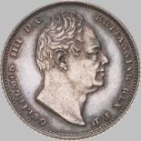 1831 Silver Sixpence Proof A/FDC