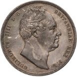 1834 Silver Halfcrown Proof, WW in script, Milled Edge About uncirculated