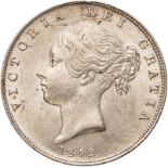 1842 Silver Halfcrown Mint state