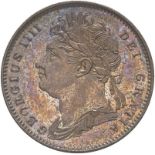 1822 Copper Farthing Proof A/FDC, scratch on reverse