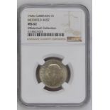 1926 Silver Shilling Modified effigy NGC MS 62 #2118527-023
