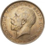 1914 Silver Halfcrown About extremely fine