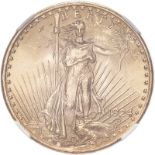 United States 1924 Gold 20 Dollars Saint-Gaudens; Double Eagle NGC MS 65 #2126806-001 (AGW=0.9674 oz