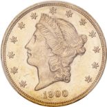 United States 1900 Gold 20 Dollars Liberty Head - Double Eagle PCGS MS62 #42764595 (AGW=0.9856 oz.)