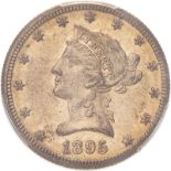 United States Eagle 1895 O Gold 10 Dollars PCGS AU55 #42764578 (AGW=0.4838 oz.)