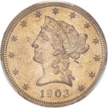 United States Eagle 1903 O Gold 10 Dollars PCGS MS61 #42764567 (AGW=0.4838 oz.)