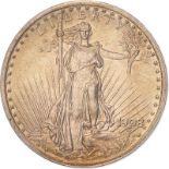 United States 1908 Gold 20 Dollars Saint-Gaudens; Double Eagle; No Motto PCGS MS65 #06805940 (AGW=0.