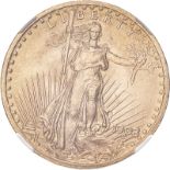 United States 1908 Gold 20 Dollars Saint-Gaudens; Double Eagle NGC MS 65 #2126806-006 (AGW=0.9674 oz