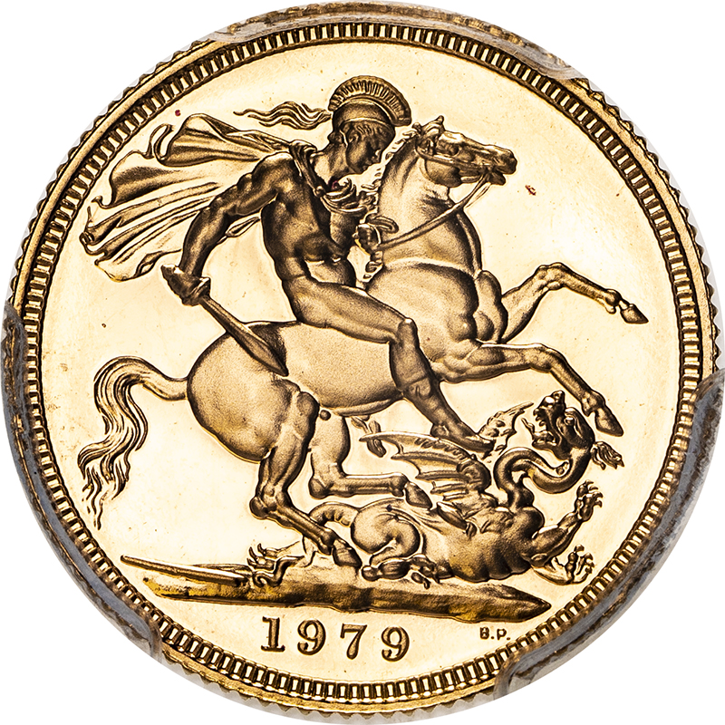 1979 Gold Sovereign Proof Equal-finest PCGS PR69 DCAM #35827047 (AGW=0.2355 oz.) - Image 2 of 2