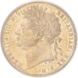 1821 Gold Sovereign PCGS AU50 #18422575 (AGW=0.2355 oz.)