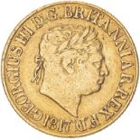 1817 Gold Sovereign Fine (AGW=0.2355 oz.)