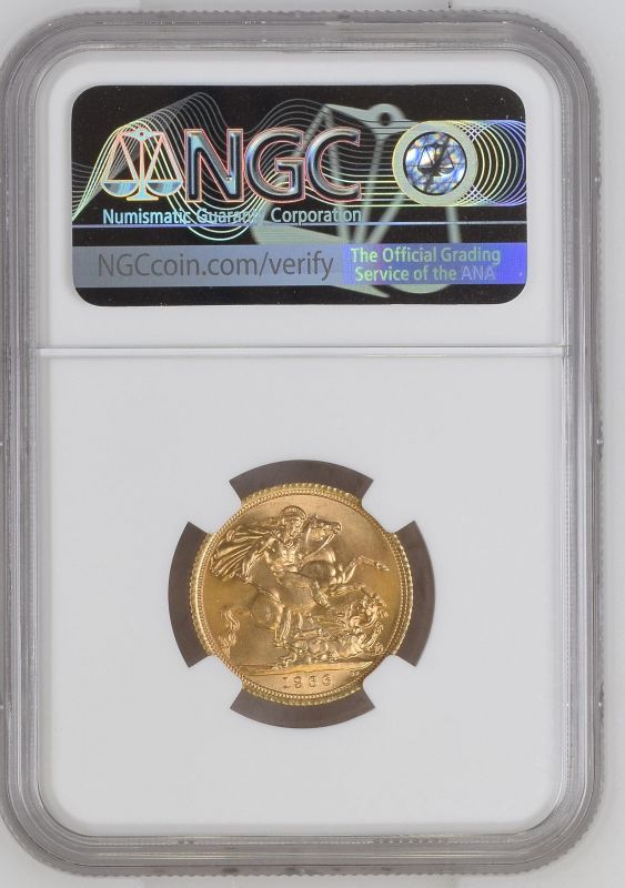 1966 Gold Sovereign Equal-finest NGC MS 66 #2126812-004 (AGW=0.2355 oz.) - Image 4 of 4