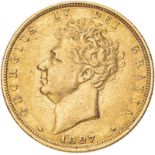 1827 Gold Sovereign Very fine (AGW=0.2355 oz.)