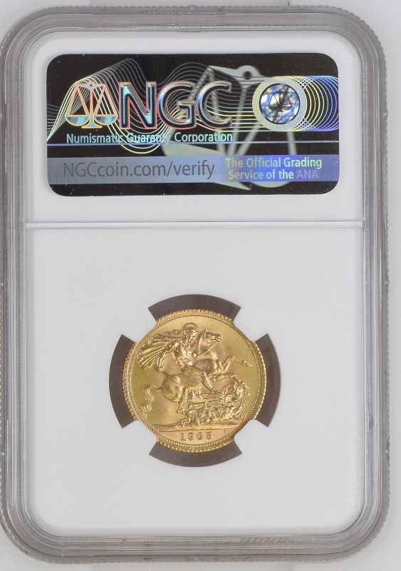 1965 Gold Sovereign NGC MS 64 #2126812-012 (AGW=0.2355 oz.) - Image 4 of 4