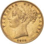 1852 Gold Sovereign Very fine (AGW=0.2355 oz.)