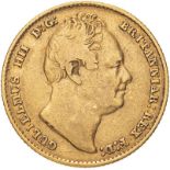 1833 Gold Sovereign Fine (AGW=0.2355 oz.)