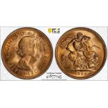 1958 Gold Sovereign PCGS MS65 #42877045 (AGW=0.2355 oz.)