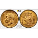 1915 S Gold Sovereign PCGS MS63 #42829052 Samaszko’s Carson City Gold Hoard (AGW=0.2355 oz.)