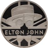 2020 Silver 5 Pounds (2 oz.) Music Legends - Elton John Proof NGC PF 70 ULTRA CAMEO #6055727-012 Box