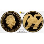 2020 Gold 200 Pounds (2 oz.) James Bond, Pay Attention Proof PCGS PR70 DCAM #40959853 Box & COA