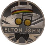 2020 Silver 2 Pounds (1 oz.) Music Legends - Elton John Proof NGC PF 70 ULTRA CAMEO #6028932-011 Box