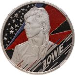 2020 Silver 2 Pounds (1 oz.) Music Legends - David Bowie Proof NGC PF 70 ULTRA CAMEO #6055772-002 Bo