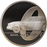 2020 Silver 2 Pounds (1 oz.) Bond, James Bond Proof PCGS PR70 DCAM #39301263 Box & COA