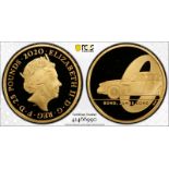 2020 Gold 25 Pounds (1/4 oz.) Bond, James Bond Proof PCGS PR69 DCAM #41466990 Box & COA