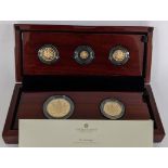 2022 The Sovereign 2022 Five-Coin Gold Proof Set Box & COA (AGW=2.0606 oz.)