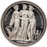 Alderney 2020 Silver 5 Pounds (2 oz.) Proof Three Graces PCGS PR70 DCAM #41455841 Box & COA