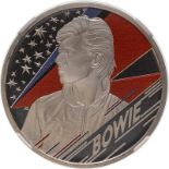 2020 Silver 2 Pounds (1 oz.) Music Legends - David Bowie Proof NGC PF 70 ULTRA CAMEO #6028932-014 Bo