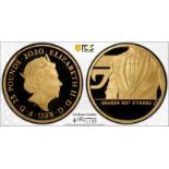 2020 Gold 25 Pounds James Bond, Shaken not Stirred (1/4 oz.) Proof PCGS PR70 DCAM #40827733 Box & CO